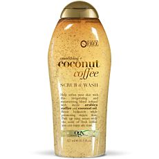 OGX Coconut Coffee Scrub and Wash, 19.5oz